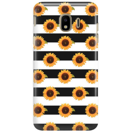 Etui na telefon SAMSUNG GALAXY J4 PLUS 2018 SŁONECZNIKI