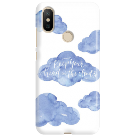 Etui na telefon XIAOMI MI A2 KEEP YOUR HEAD IN THE CLOUDS