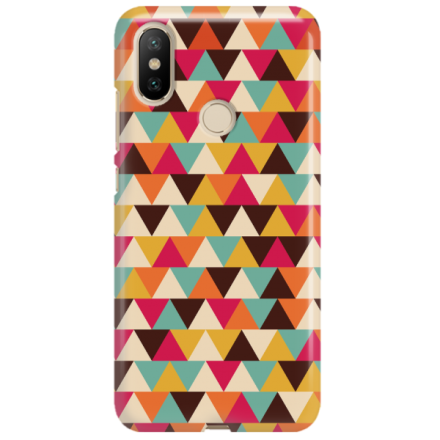 Etui na telefon XIAOMI MI A2 TRIANGLES TRÓJKĄTY
