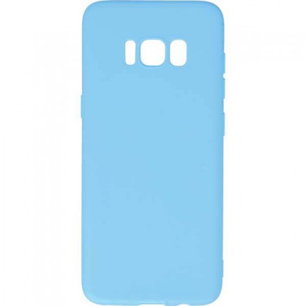 ETUI GUMA SMOOTH SAMSUNG GALAXY S8 NIEBIESKI