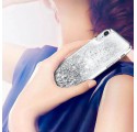 ETUI LIQUID SPARKLE NA TELEFON IPHONE 6 SREBRNY