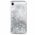 ETUI LIQUID SPARKLE NA TELEFON IPHONE 6 SREBRNY