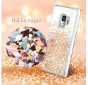 ETUI LIQUID SPARKLE NA TELEFON SAMSUNG J4 PLUS 2018 ZŁOTY