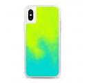 ETUI LIQUID NEON NA TELEFON IPHONE XS MAX ZIELONY