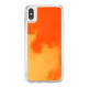 ETUI LIQUID NEON NA TELEFON IPHONE X / XS POMARAŃCZOWY