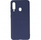 ETUI GUMA SMOOTH NA TELEFON SAMSUNG GALAXY A60 GRANATOWY