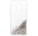 ETUI LIQUID SPARKLE NA TELEFON HUAWEI MATE 20 LITE SREBRNY