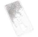 ETUI LIQUID SPARKLE NA TELEFON IPHONE 11 PRO SREBRNY