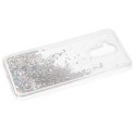 ETUI LIQUID SPARKLE NA TELEFON IPHONE 11 PRO SREBRNY