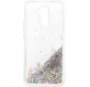 ETUI LIQUID SPARKLE NA TELEFON IPHONE 7/8  4.7 SREBRNY