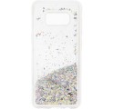 ETUI LIQUID SPARKLE NA TELEFON SAMSUNG GALAXY S8 SREBRNY