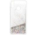 ETUI LIQUID SPARKLE NA TELEFON HUAWEI Y7 2019 SREBRNY