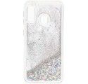 ETUI LIQUID SPARKLE NA TELEFON SAMSUNG A20e SREBRNY