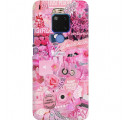 ETUI CLEAR NA TELEFON HUAWEI MATE 20 ALL PINK