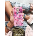 ETUI CLEAR NA TELEFON HUAWEI MATE 20 LITE ALL PINK