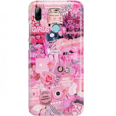 ETUI CLEAR NA TELEFON HUAWEI P SMART 2019 ALL PINK