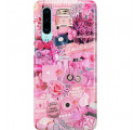 ETUI CLEAR NA TELEFON HUAWEI P30 ALL PINK