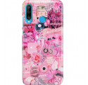 ETUI CLEAR NA TELEFON HUAWEI P30 LITE ALL PINK