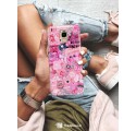 ETUI CLEAR NA TELEFON SAMSUNG GALAXY J6 2018 ALL PINK