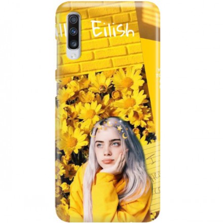ETUI CLEAR NA TELEFON SAMSUNG GALAXY A70 BILLIE EILISH 1