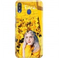 ETUI CLEAR NA TELEFON SAMSUNG GALAXY M20 BILLIE EILISH 1
