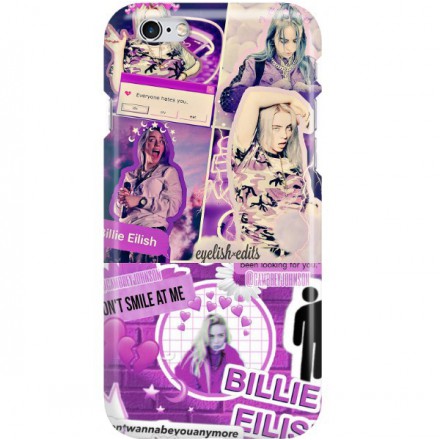 ETUI CLEAR NA TELEFON APPLE IPHONE 6 / 6S BILLIE EILISH 2