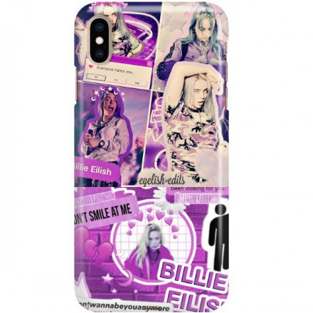 ETUI CLEAR NA TELEFON APPLE IPHONE XS MAX BILLIE EILISH 2