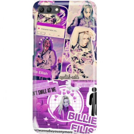 ETUI CLEAR NA TELEFON HUAWEI Y9 2018 BILLIE EILISH 2