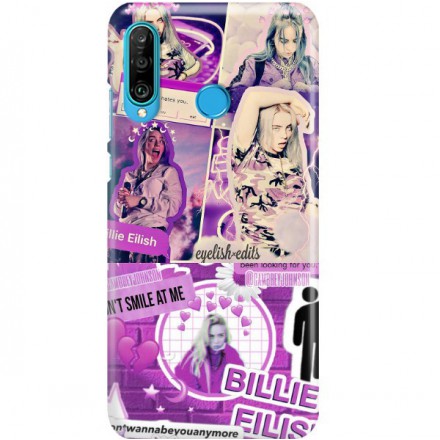 ETUI CLEAR NA TELEFON HUAWEI P30 LITE BILLIE EILISH 2