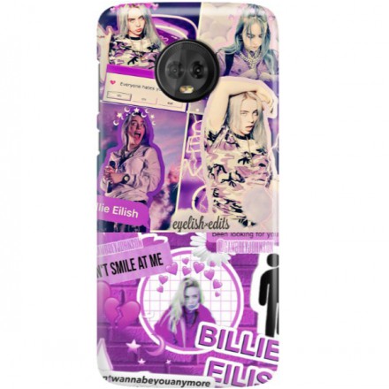 ETUI CLEAR NA TELEFON MOTOROLA MOTO G6 BILLIE EILISH 2