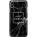 ETUI CLEAR NA TELEFON APPLE IPHONE X / XS BLACK MARBLE