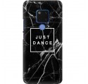 ETUI CLEAR NA TELEFON HUAWEI MATE 20 BLACK MARBLE
