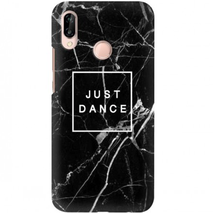 ETUI CLEAR NA TELEFON HUAWEI P20 LITE BLACK MARBLE