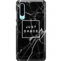 ETUI CLEAR NA TELEFON HUAWEI P30 BLACK MARBLE
