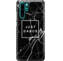 ETUI CLEAR NA TELEFON HUAWEI P30 PRO BLACK MARBLE