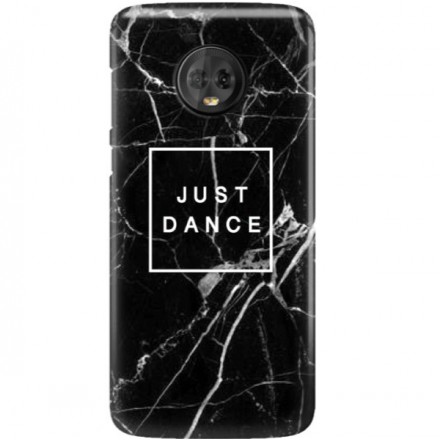 ETUI CLEAR NA TELEFON MOTOROLA MOTO G6 BLACK MARBLE