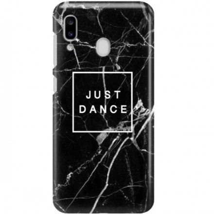 ETUI CLEAR NA TELEFON SAMSUNG GALAXY A20E BLACK MARBLE