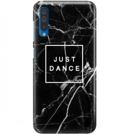 ETUI CLEAR NA TELEFON SAMSUNG GALAXY A50 BLACK MARBLE