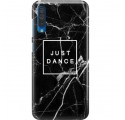 ETUI CLEAR NA TELEFON SAMSUNG GALAXY A50 BLACK MARBLE