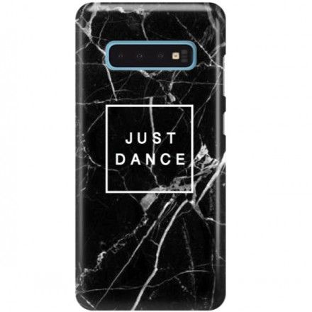 ETUI CLEAR NA TELEFON SAMSUNG GALAXY S10 BLACK MARBLE