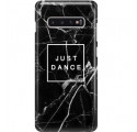 ETUI CLEAR NA TELEFON SAMSUNG GALAXY S10 PLUS BLACK MARBLE