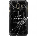 ETUI CLEAR NA TELEFON SAMSUNG GALAXY J4 2018 BLACK MARBLE
