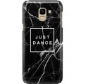 ETUI CLEAR NA TELEFON SAMSUNG GALAXY J6 2018 BLACK MARBLE