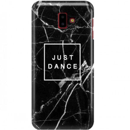 ETUI CLEAR NA TELEFON SAMSUNG GALAXY J6 PLUS 2018 BLACK MARBLE