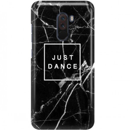ETUI CLEAR NA TELEFON XIAOMI POCO F1 BLACK MARBLE