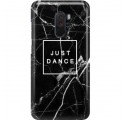 ETUI CLEAR NA TELEFON XIAOMI POCO F1 BLACK MARBLE