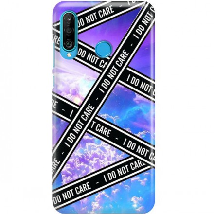 ETUI CLEAR NA TELEFON HUAWEI P30 LITE BLACK TAPE 1