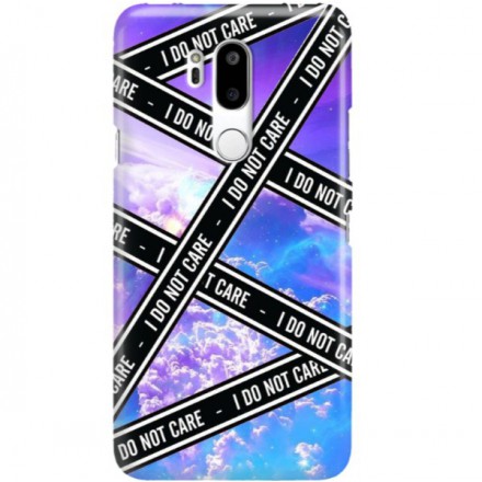 ETUI CLEAR NA TELEFON LG G7 BLACK TAPE 1