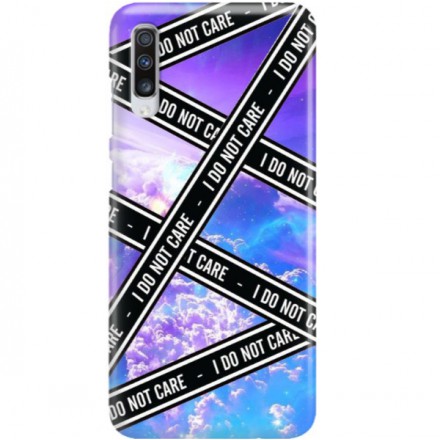 ETUI CLEAR NA TELEFON SAMSUNG GALAXY A70 BLACK TAPE 1