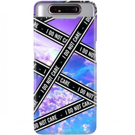 ETUI CLEAR NA TELEFON SAMSUNG GALAXY A80 BLACK TAPE 1